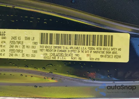 2013 Jeep Wrangler Unlimited Sahara z USA, uszkodzony, nr VIN 1C4BJWEG9DL501472